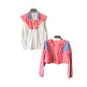 Descente made in Japan Rare Vintage Womens 3 piece Colorblock Windbreaker. Sz M Size M Photo 2