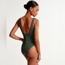 Abercrombie & Fitch NWOT A&F 90s Scoopneck One-Piece Swimsuit Photo 2