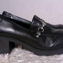 Lower East Side  90s Y2K Chunky Platform Steampunk Goth Shoes SZ 10 Lug Sole Photo 0