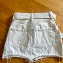 Abercrombie & Fitch White Denim Skirt Photo 1