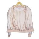 Mistress Rocks  Boss Lady Pink Satin Bomber Jacket Size Small Photo 6