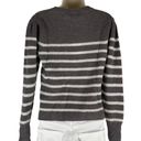 360 Cashmere  Laurel Cashmere Striped Sweater Puff Shoulder Size S Photo 5