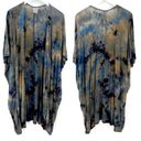 Mauve Tye Dye Oversized Kimono/Midi Duster(Size Small) Photo 1