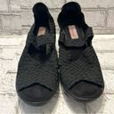 Baretraps Women’s Bare Traps Umma Mary Jane Black Woven Open Toe Wedge Sandals Size 8.5 Photo 1