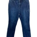 Chico's ‎ Fabulously Slimming Short Straight Jeans Blue size 8 Photo 0