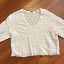 Free People Free White People Cropped Sweater Photo 1