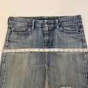 Citizens of Humanity COH Women’s Denim Pencil Slit Skirt Medium Wash EUC Sz 29 Distressed Cotton Photo 9