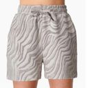 Sweaty Betty  Organic Cotton Animal Print Athletic Shorts French Terry Photo 1