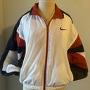 Nike Vintage  Sz S Windbreaker Jacket burnt orange White/Black Full Zip Photo 1