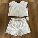 Commense Pure Cotton Contrast Trim Shorts Set Photo 1