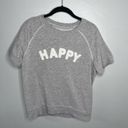 Grayson Threads  Graphic HAPPY Short Sleeve Sweatshirt Shirt Top Small Photo 4