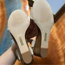 Louise et Cie New  Punya Leather Wedge Sandals Nude size 8.5 Photo 5