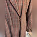 BCBG MAXAZRIA NWT Vintage Plaid Knee Length Belted Coat Size 12 Photo 6