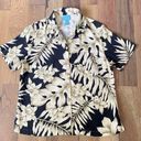 August Silk  Womans Tropical Silk Top Size Medium Summer Vacation Photo 2