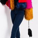 L'ATISTE L’ATISTE Faux Fur Cropped Coat...Sz: Large  Photo 4