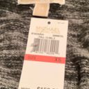 Michael Kors NWT MICHAEL  Oversized Cardigan Sweater With Front Buckle Black & Gray Photo 7