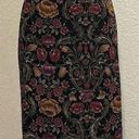 Briggs Vintage 90s Floral Maxi Slit Skirt Multi Size 18 Photo 0