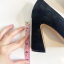 Vince Camuto  Ableen Pointed Toe Block Heel Suede Pumps Black Women's 7 37.5 Photo 6