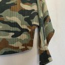 ee:some  Dolhman Sleeve Oversized Wide Neck Sweatshirt Camo Print Small Photo 5