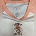 Full Tilt Vintage Y2K  Western Rodeo Cropped Baby Tee Size Medium White Photo 1