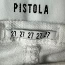 Pistola Revolve  Distressed Skinny Crop Jeans in White Size 27 Photo 8