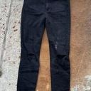 American Eagle Black Ripped Jeans // Size 6 Photo 0