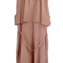 BCBGMAXAZRIA  Brielle Sleeveless Belted Trench Coat Mocha Beige Womens Size Large Photo 5