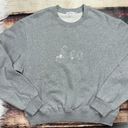 Good American  Leo Jeweled Sweatshirt Grey Photo 5