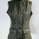 Barbour Barobour Wray Olive Qulted Gilet Vest Size 6 Photo 1