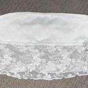 Strapless Floral Lace Bandeau Top Size M Photo 0