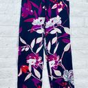 Natori Floral Pajama Pants Size S Black Floral Super Soft Photo 6