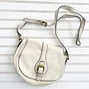 Merona Crossbody cream Buckle Flap Satchel Bag Photo 0