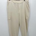 Soft Surroundings  Cream Beige Go Lively Cargo Pants Neutral Basic Womens Large Photo 0