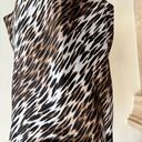 L'Agence  Kay Leopard Animal Print Silk Satin Drape Neck Womens Size S Camisole Photo 5