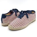 Joie NEW  Corston Espadrille Sneaker Navy Red Cream Gold Women’s 38.5 US 7.5-8 Photo 15