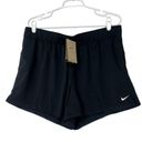 Nike  DRI-FIT ATTACK SHORTS WOMENS SIZE L TRAINING DRAWSTRING BLACK ATHLETIC Photo 3