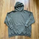 Aerie  The Sweat Everyday Cozy Hoodie in Olive Daze Sz L Photo 2