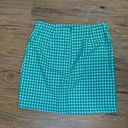 love on a hanger Green Checkered Mini Skirt Photo 1