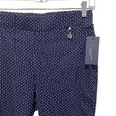 Tommy Hilfiger  Polka Dot Leggings Navy Blue and White Women’s Size 6 New Photo 2