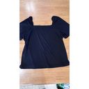 City Chic  ROMANTIC TOP BLACK SHORT SLEEVE WOMENS SZ 22 P1-273 Photo 2