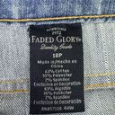 Faded Glory Straight Leg Jeans Size 18 P Light Wash  Mid Rise 5-Pocket Photo 2