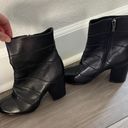 via spiga Black Leather Heeled Booties Size 6.5 Photo 4