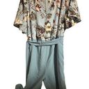 Bloomchic Size 18 - 20 • 2x •  • Floral Patchwork Wrap Belted Pocket Jumpsuit Photo 6