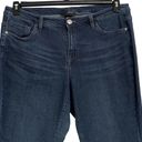 Lane Bryant  SZ 18 Ankle Jeans Stretch Pockets Zip-Fly Hi-Rise Whiskered Blue Photo 1