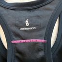 New Balance  Women’s Black Athletic Racerback Tank Top Size S GUC Activewear Gym Photo 3