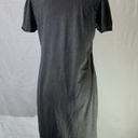 DKNY Gray Studded T-Shirt Dress Size Medium Photo 4