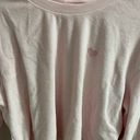 Stoney Clover Lane x Target Pink Cropped Terry Cloth Sweatshirt Photo 4