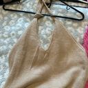 Princess Polly Knit Tan Sweater Tank Dress Photo 0
