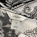 cj banks  size 3X black and white maxi dress with beautiful detailing Photo 12