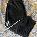 Adidas Black Jogger Sweatpants Photo 2